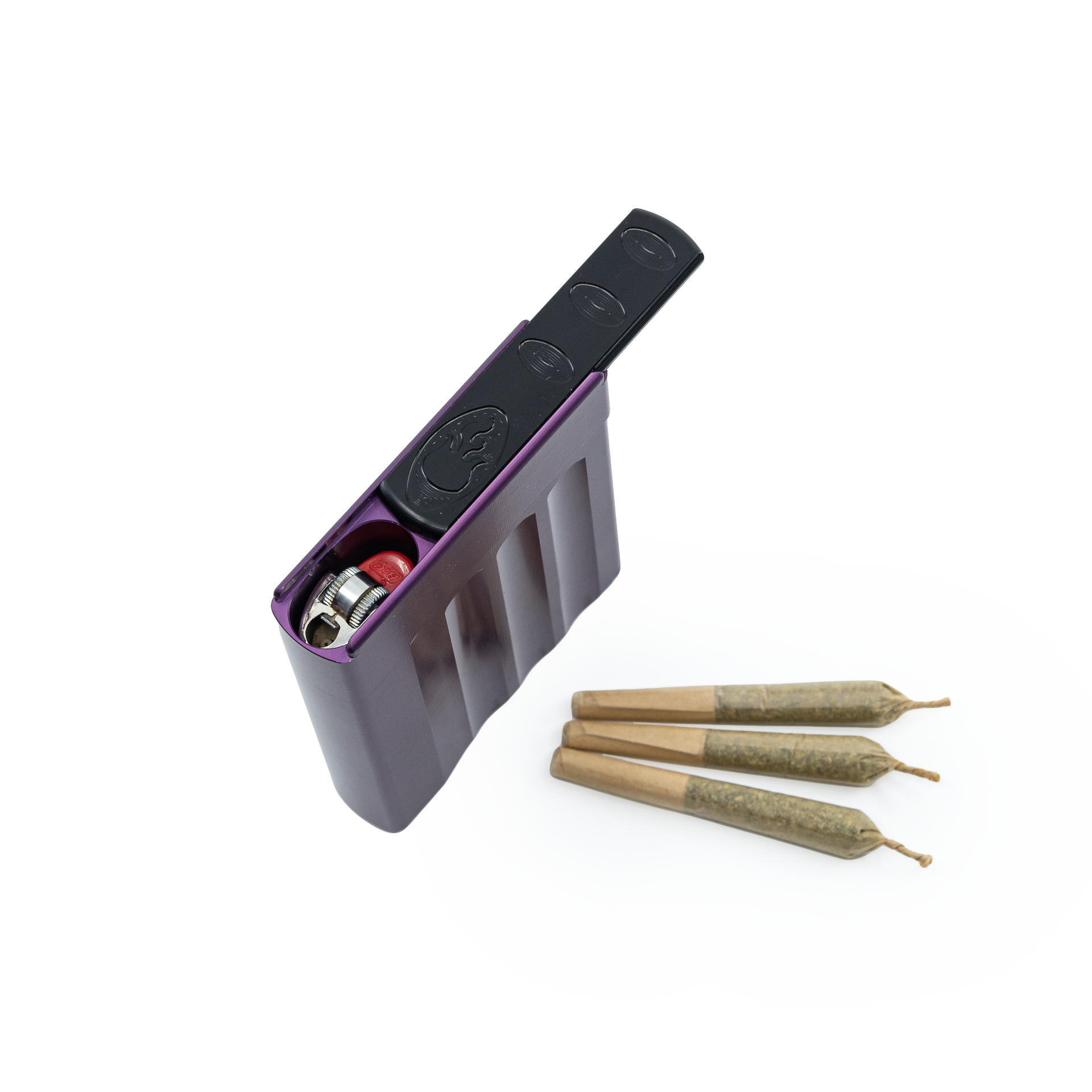 preroll case purple black